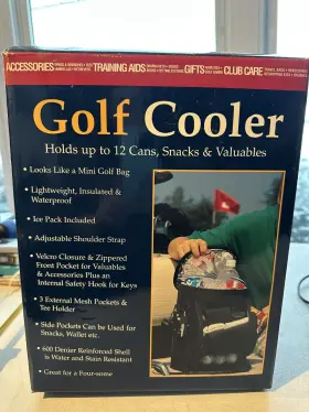 8709 Dennco Golf Cooler Model 8709. Holds Up To 12 Cans Snacks And Valuables