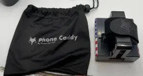 Desert Fox 850022118371 Golf Phone Caddy Adjustable Caddie Smartphone Holder Carts Flag