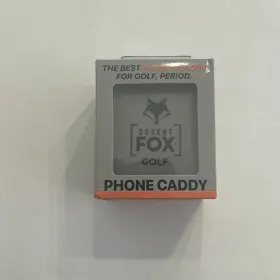 Desert Fox Golf 695924778243 Cell Phone Holder For Carts - Gray Caddy