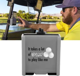 Desert Fox Golf 850022118081 Phone Caddy Funny Quotes Cart Holder With Balls
