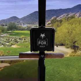 Desert Fox Golf 850022118333 Phone Caddy Cigar Holder Adjustable Cart Black