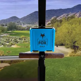 B0blzpzs89 Desert Fox Golf Phone Caddy Cigar Holder - Adjustable Cart Mount