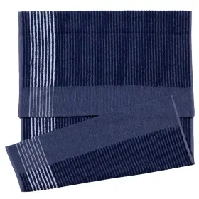 Dvcdy2244wh-nvy Devant Sport Towels Sports Extra Large Caddy Golf Towel Navy/white Stripes 22 Inch X 44