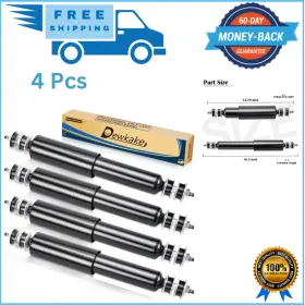 Dewkake 313036275282 Ezgo Txt Front And Rear Shocks Absorbers For 1994-up Golf Cart 4pcs