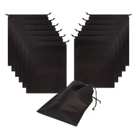 43528-25194 Diommell 12 Pack Shoe Bags For Travel Non-woven With Rope Men And Women Large