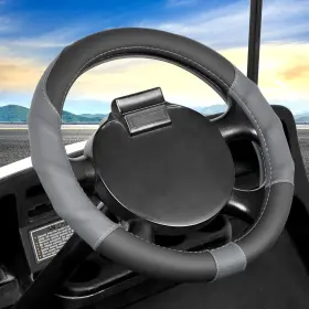 Direct 313026377347 13 Inch Steering Wheel Cover For Ezgo Rxv Txt Golf Cart Black Red Gray