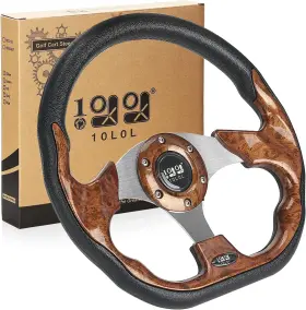 Direct 445027253214 Golf Cart Steering Wheel For Ezgo Txt/rxv/valor Club Car Ds/precedent/onward/tem