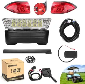 102535401 Direct 705353297151 Deluxe Golf Cart Light Kit For Club Car Precedent 2004-2019 12v Street Legal Li