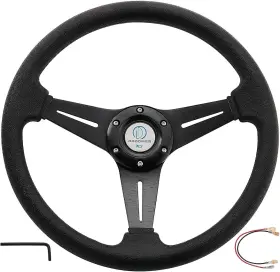 Dodomes 750848229674 Racing/golf Cart Steering Wheel Universal Fit Car And Club Ds &precedent Ezg