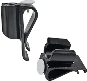 Dogxiong Putterclipholder 2pcs 2 Pack Golf Club Bag Clips Putter Clamp Holder Organizer Durable Plastic Black