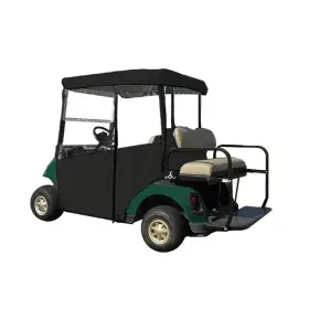 3s-ez-rxv-sun-sb-blk Doorworks Golf Cart Enclosures Cover 3-sided Inch Over-the-top For Ezgo R