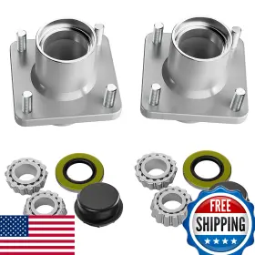 B08dkttgk3 Drive-up Ezgo Txt Medalist Golf Cart Front Wheel Hub Assembly With Bearings 2001-2013