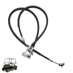 Du00145 Drive-up Ezgo Txt Brake Cable Set Passenger And Driver Side Stainless Steel C