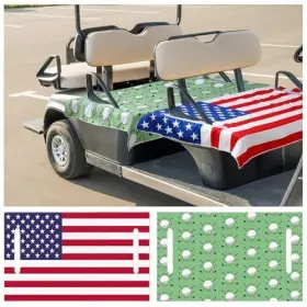 Ykh-drydiet-752 Drydiet 2 Pcs Microfiber Golf Cart Seat Cover Portable Towel Blanket