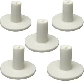 Rgthdr-w38-5 Dzs Elec 5pcs Rubber Golf Tee Set 1.5 Inch Holder White 38mm For