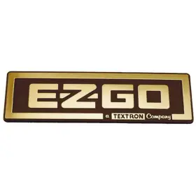 B00699wpoa E-z-go 71037g02 Golf Cart Gold 3d Logo Nameplate Badge Emblem