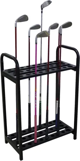 Eapmic 800689657188 Golf Club Organizer Rack Display Stand Holds 9/18/27 Clubs