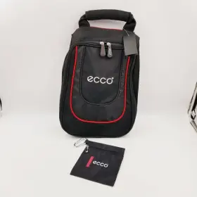 Ss11 Ecco New Golf Shoe Bag In Black With Cleat Pouch Vented Zip Ss11 Ecco New Golf Shoe Bag In Black With Cleat Pouch Vented Zip