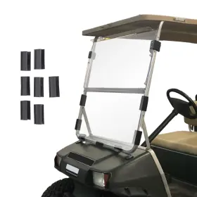1982-2000.5 Ecotric B08qchgdy8 Clear Fold Down Windshield For Club Car Ds Impact