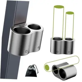 Eddyrise Dch2-sili Magnetic Cigar Holder For Golf Cart Dual Slots Premium Metal Design Fits