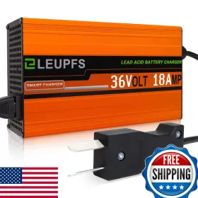B0cqqtzhng Eleupfs 18 Amp 36 Volt Golf Cart Battery Charger For Lead-acid Compatible