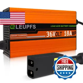 B0g3zzfr97 Eleupfs 18 Amp 36 Volt Golf Cart Battery Charger For Lead-acid Compatible Ezgo