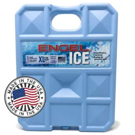 Engel 816219027086 5lb Reusable Ice Packs 32 F - Made In Usa Cooler Light Blue