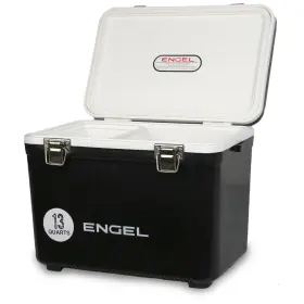Uc13-blk Engel 13 Quart Leak Proof Airtight Drybox Cooler Lunchbox Black Uc13