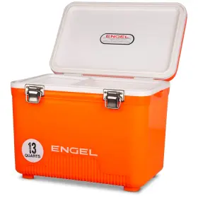 Uc13-ohv Engel Uc13 13 Quart Leak-proof Air Tight Drybox Cooler Orange Hi-visibility