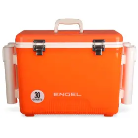 Uc30-rh-ohv Engel Uc30 30 Quart Leak-proof Air Tight Fishing Drybox Cooler With Built-in Fi