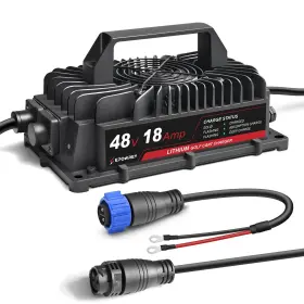 Epowrey 762284144961 18amp Lithium Golf Cart Battery Charger For 48 Volt/58.4v 51.2v Lifepo4 Bat