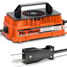 Estsvn 727370978356 25a 36 Volt Golf Cart Battery Charger 1250w For Ezgo And Yamaha With Crowfoot P