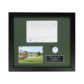 Ho-i-gff-01 Eureka Golf Products Hole-in-one Shadowbox Displays Ball Scorecard And Photo 3 Frame Co