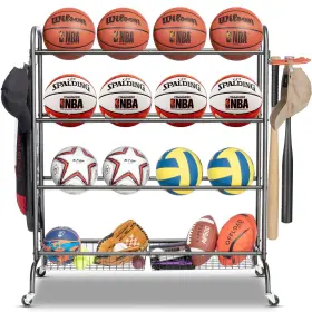 T2000-us Extcct Basketball Rack Rolling Shooting Training Stand Sports Equipment