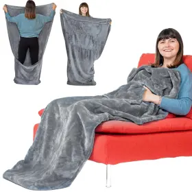 Fpb2023 Ezrallora Fleece Lightweight Foot Pocket Blanket -patent Pending- Gamer Gift For Men Wh Fpb2023 Ezrallora Fleece Lightweight Foot Pocket Blanket -patent Pending- Gamer Gift For Men Wh
