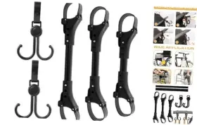 16932963467083 Faddare 3pcs Stroller Connector With 2pcs Hook For Toddlers Quick