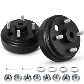 Fahkns B0dv4gmgsy Golf Cart Brake Drum Hub Assembly For Ezgo Txt 1982-up Electric Vehicles