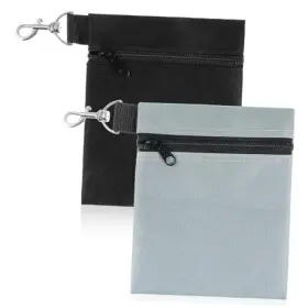 Hdankiy7 Fdclixuvol 724374 1 2 Pack Golf Ball Bag Tee Pouch 6.7 Inch X 5.5 Zippered With Metal