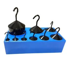 10g-1000g Feleolibe Mg597 Hook Weight Set Of 9 Weights Total 2100g