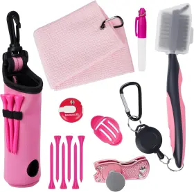 Fimxsd 445011354361 13pcs Golf Accessories Kit With Club Cleaner Brush Divot Tool And Ball Mark
