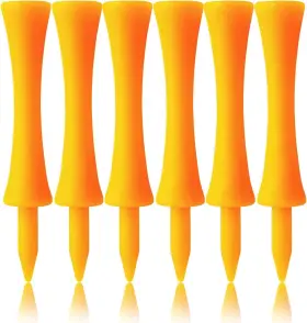 Finger Ten 797334907173 Plastic Golf Castle Tees Step Down All 2 3/4&apos &apos In Orange