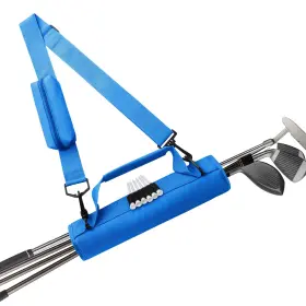 Finger Ten 810154790739 Golf Club Bag Mini Compact 1pc In Blue With Ball Pouch