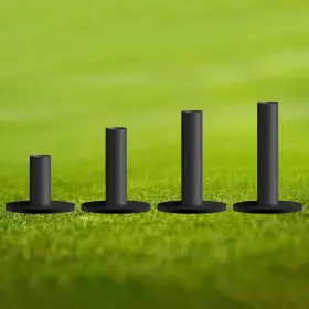 Finger Ten 810154795697 Golf Rubber Tees Driving Range Value 4 Pack 1.5 2.25 2.75 3 -black