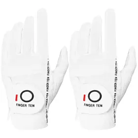 01722 Finger Ten Narf2 Mens Golf Gloves For Right Left Handed Golfer Rain Grip... Fast Ship