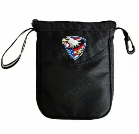 Sgg002 Finger Ten Golf Tee Pouch Black Ball Holder Sporting Zipper Valuables Bag Us Stock