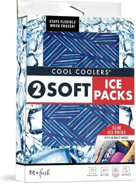 10300ff Fit & Fresh Cool Coolers By And 2 Pack Soft Ice Navy Sketch Weave Blue 10300ff Fit & Fresh Cool Coolers By And 2 Pack Soft Ice Navy Sketch Weave Blue