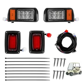 Fk-0085 Fixhawk Club Car Ds Led Headlight And Tail Light Kit For Factory Style 19