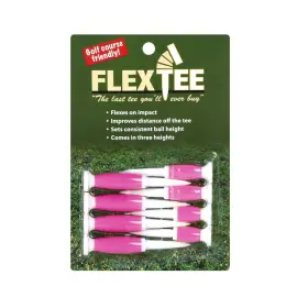 Ft731311 Flex Tee Tour Gear Flexible Fluorescent Pink Plastic Golf Assorted