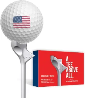 Flightpath 865646000438 Premium Golf Tees - Durable Plastic 2.75 Inch White