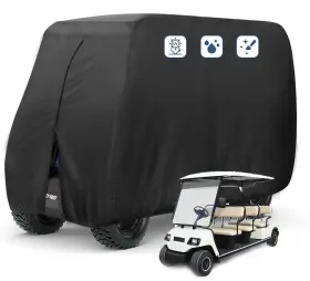 B0cd6vxbzw Flymei 6 Passenger Golf Cart Cover Waterproof Winter Outdoor Dustproof Windproof